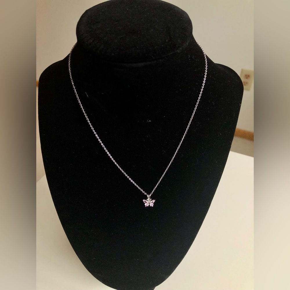 Silver Butterfly Necklace